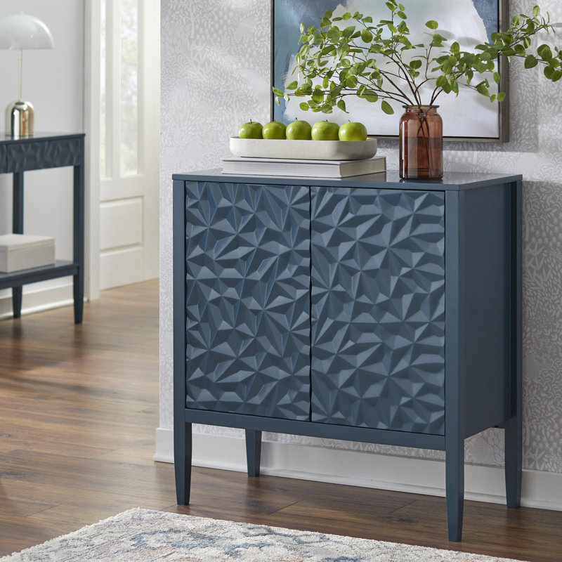 Ninave Accent Cabinet Lark Manor Color Midnight Blue